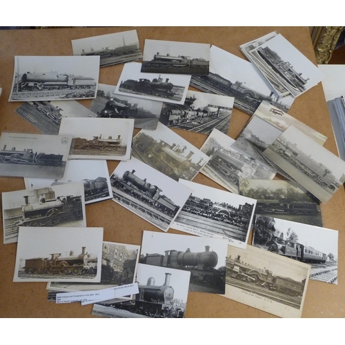 202 - Railwayana collectables Over 250 photographs of different company Locomotives-stations-rolling stock... 