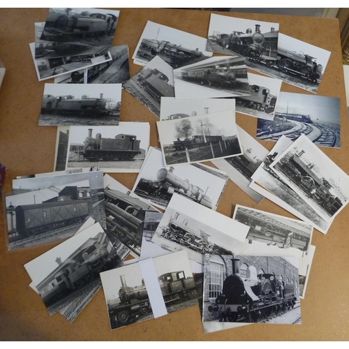 202 - Railwayana collectables Over 250 photographs of different company Locomotives-stations-rolling stock... 