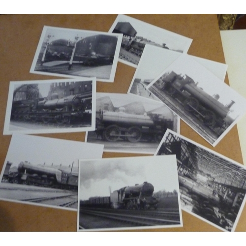 202 - Railwayana collectables Over 250 photographs of different company Locomotives-stations-rolling stock... 