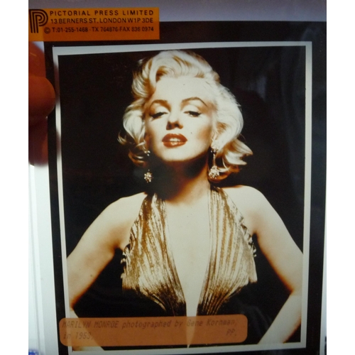 204 - Colour film transparencies with 19 Dick van Dyke in the film Fitzwilly-Marilyn Monroe photographed b... 