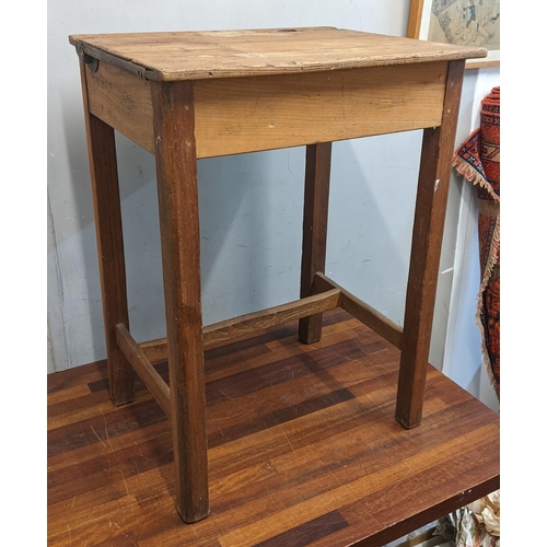 21 - An early 20th century school desk with hinged top
Location:A3M
If there is no condition report shown... 