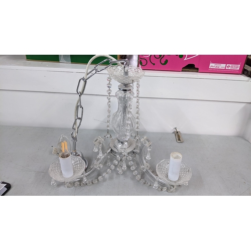 215 - A modern Venetian style crystal drop chandelier
Location: RAM
If there is no condition report shown,... 