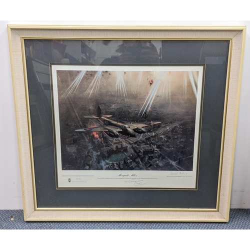 222 - Terence Cuneo - 'Mosquito MKVI' a signed limited edition print with certificate, numbered 195/850, 4... 