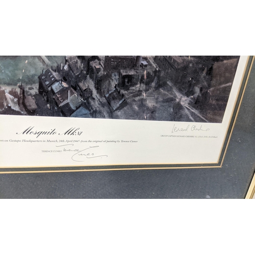 222 - Terence Cuneo - 'Mosquito MKVI' a signed limited edition print with certificate, numbered 195/850, 4... 