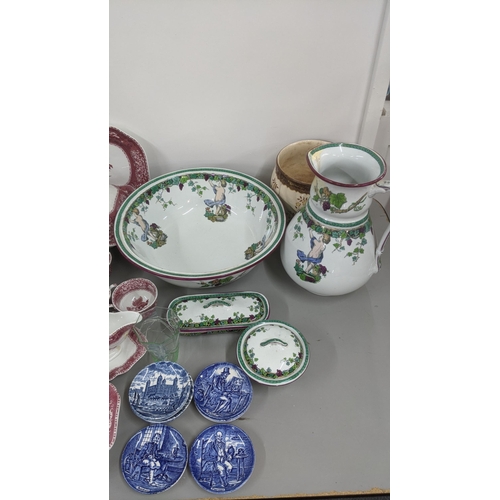 242 - A large quantity of mixed ceramics to include Spode dinner/tea service, along with Royal Doulton Min... 