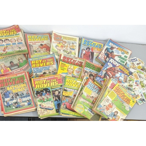 269 - A quantity of 1980's Roy of the Rovers football magazines together with mainly History of Aviation a... 