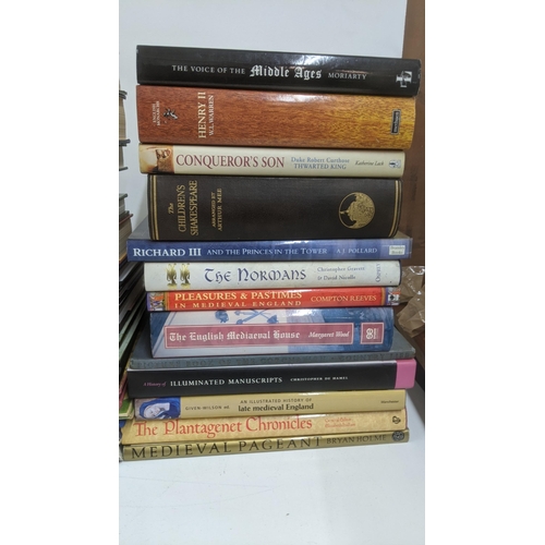 301 - A quantity of books to include Michael Jecks examples, historical and others
Location: 1-3
If there ... 