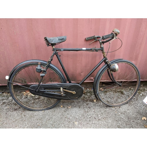 49 - A gent's Raleigh Sports model, two-speed, with 23