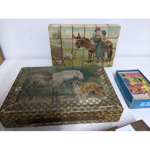 70 - An unused child's tea set Coronaware, with additional china cup featuring nursery rhyme characters, ... 