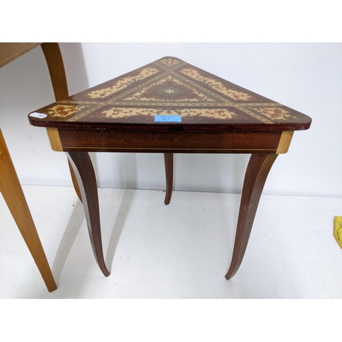 82 - A pair of musical Sorrento tables to include a Triangular example
Location:G
If there is no conditio... 