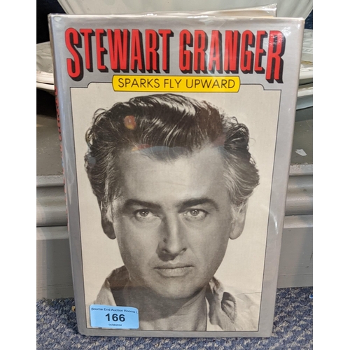 166 - Book: Stewart Granger 'Sparks Fly Upward' with a signed dedication Location:3.2
If there is no condi... 