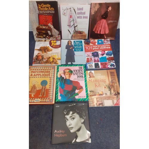 119 - Books-A quantity of needlework, craft and fashion related books to include 'Vintage Fashion' with a ... 