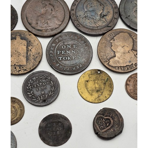 452 - Mixed Coins of Interest - to include, a British East India Company Bombay Presidency 1 Pice (1802-18... 