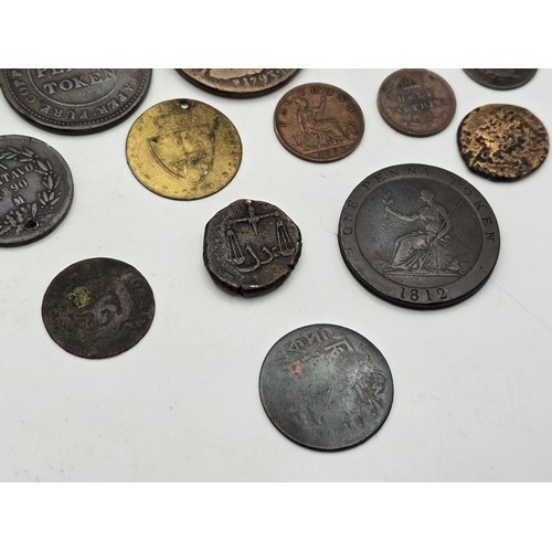 452 - Mixed Coins of Interest - to include, a British East India Company Bombay Presidency 1 Pice (1802-18... 