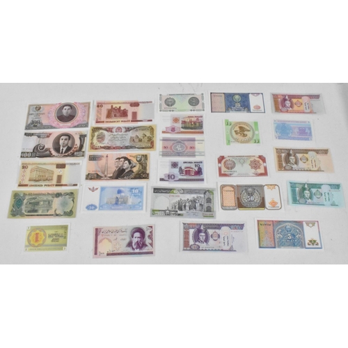 498 - Mixed World Banknotes - A collection of mixed banknotes to include Mongolia 20 Tugrik and others, Af... 