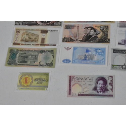 498 - Mixed World Banknotes - A collection of mixed banknotes to include Mongolia 20 Tugrik and others, Af... 