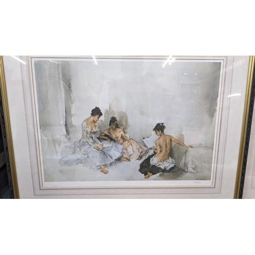 509 - Two Russell Flint limited edition prints to include Model For Elegance numbered 687/850 Location: RW... 