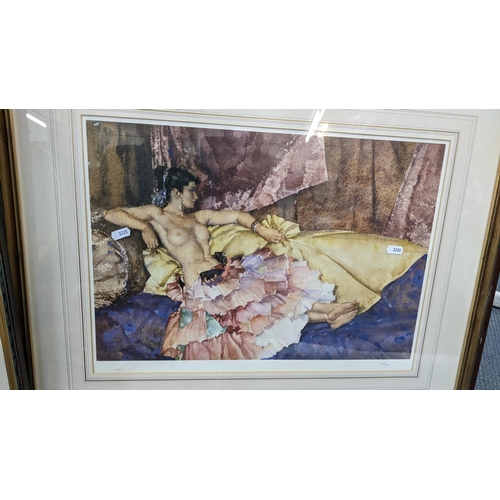 509 - Two Russell Flint limited edition prints to include Model For Elegance numbered 687/850 Location: RW... 