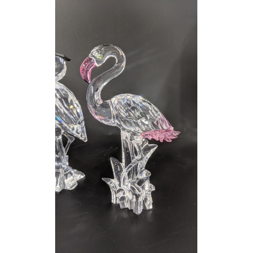 443 - ***THIS LOT HAS BEEN WITHDRAWN***Two boxed Swarovski Crystal examples to include the Silver Heron an... 