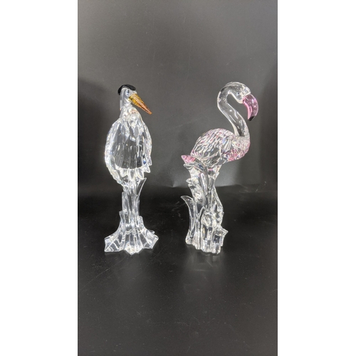 443 - ***THIS LOT HAS BEEN WITHDRAWN***Two boxed Swarovski Crystal examples to include the Silver Heron an... 