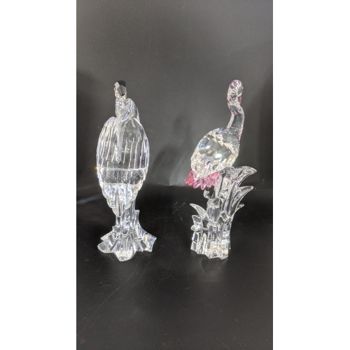 443 - ***THIS LOT HAS BEEN WITHDRAWN***Two boxed Swarovski Crystal examples to include the Silver Heron an... 