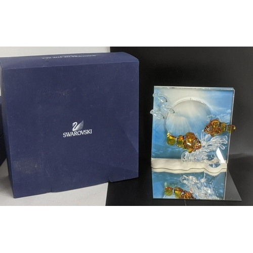 444 - ***THIS LOT HAS BEEN WITHDRAWN***A boxed Swarovski Wonders of the Sea edition Harmony fashioned as t... 