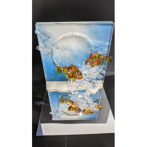 444 - ***THIS LOT HAS BEEN WITHDRAWN***A boxed Swarovski Wonders of the Sea edition Harmony fashioned as t... 