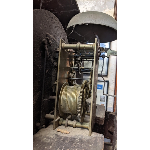 498 - An early 19th century mahogany 8-day longcase clock, the dial signed T Mawkes Location:Foyer
If ther... 