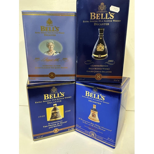 258 - Four Bells flaks of Extra Special Old Scotch Whisky, 
Location: L2 Crates
If there is no condition r... 