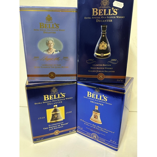 258 - Four Bells flaks of Extra Special Old Scotch Whisky, 
Location: L2 Crates
If there is no condition r... 