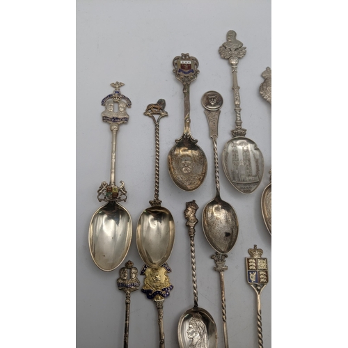 141 - A quantity of silver tea/collectors spoons, total weight 327.2g
Location: A3M
If there is no conditi... 