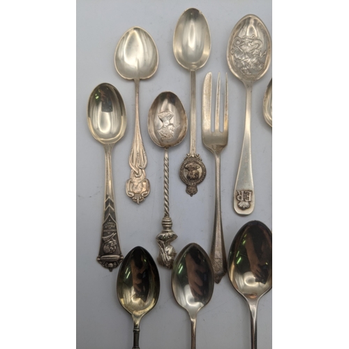 143 - A quantity of silver tea/collectors spoons, total weight 225.7g
Location: A3M
If there is no conditi... 