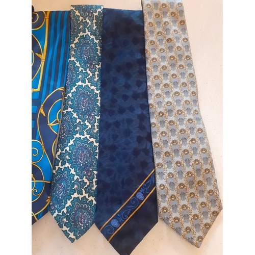 18 - Versace-A group of five 1980's and '90's designer silk ties. Location: RWB
If there is no condition ... 