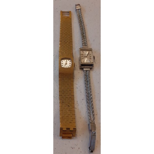 74 - A group of mixed wristwatches to include 2 ladies Rotary watches, a gents Japanese gold tone La Rich... 