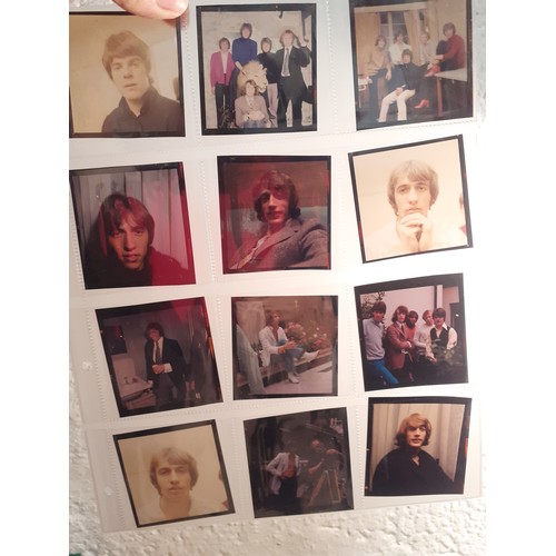 153 - Approximately 81 original colour transparencies of the Bee Gees, circa 1960's taken by the vendor, t... 