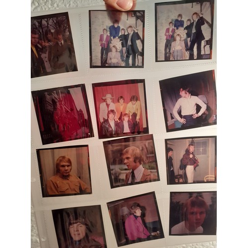 153 - Approximately 81 original colour transparencies of the Bee Gees, circa 1960's taken by the vendor, t... 