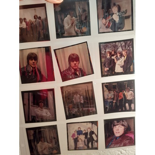 153 - Approximately 81 original colour transparencies of the Bee Gees, circa 1960's taken by the vendor, t... 