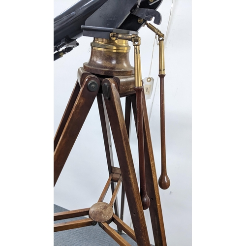 139 - A 19th century refracting astronomical telescope by Cooke & Sons, York, England, the barrel with foc... 