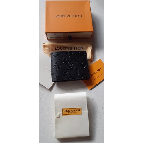 1 - THIS LOT HAS BEEN WITHDRAWN


Louis Vuitton- An unused black 'Monogram Shadow' calfskin multiple wal... 