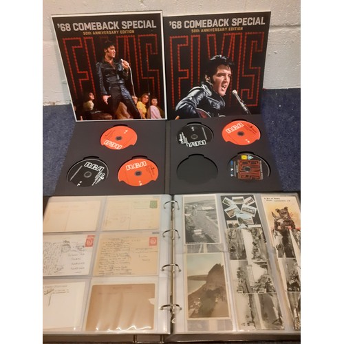 143 - A partial 1968 Elvis Comeback 50th Anniversary Special presentation book and 6 CD's (one missing) to... 