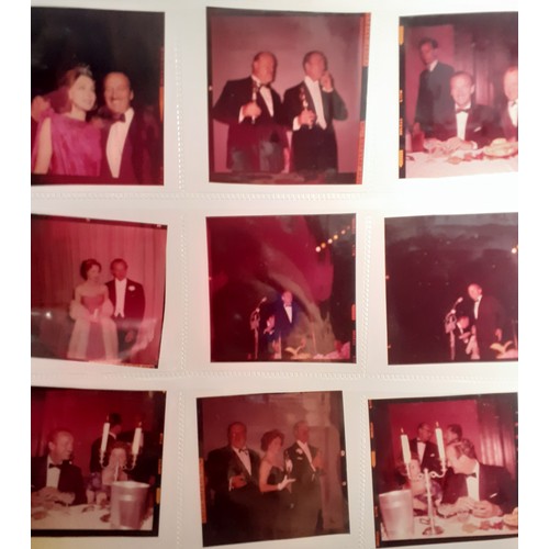 144 - Approx 130 original colour transparencies of various film and music personalities, taken by the vend... 