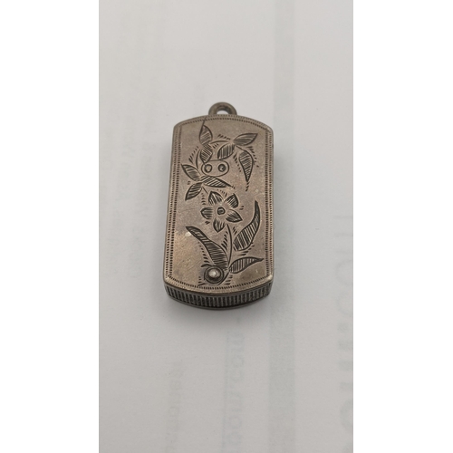 59 - A Joseph Hayes Taylor floral engraved Vesta case hallmarked 1879
Location:CAB4
If there is no condit... 