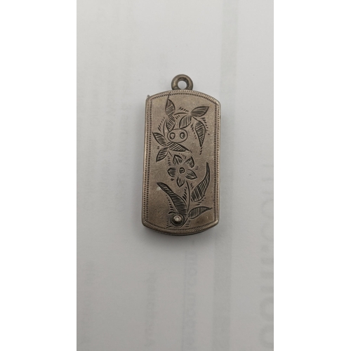 59 - A Joseph Hayes Taylor floral engraved Vesta case hallmarked 1879
Location:CAB4
If there is no condit... 