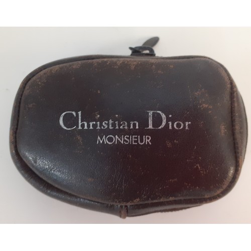 20 - Christian Dior- A pair of Monsieur vintage gentleman's prescription gold tone and folding eyeglass f... 