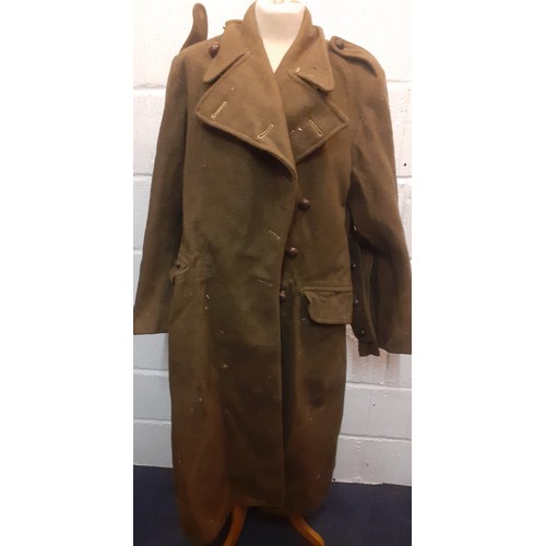 106 - Military uniform comprising a 1940's Welsh Guards blue coat, approx 36