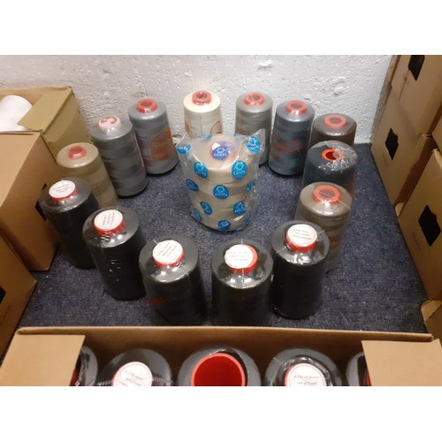 103 - A quantity approx 185 unused Superway 100% spun polyester Grade 1 quality thread on reel cones in va... 