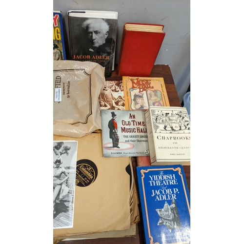 116 - A collection of items mostly The Arts to include books, photo albums, VHS's and theatre programmes
L... 