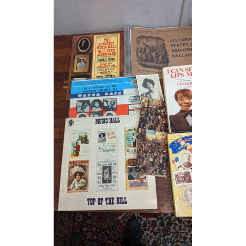 116 - A collection of items mostly The Arts to include books, photo albums, VHS's and theatre programmes
L... 