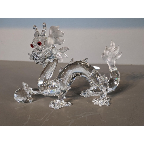 37 - Swarovski Crystal Society Annual editions including; 1995 Lion, 1996 Unicorn, 1997 Dragon and a 1998... 