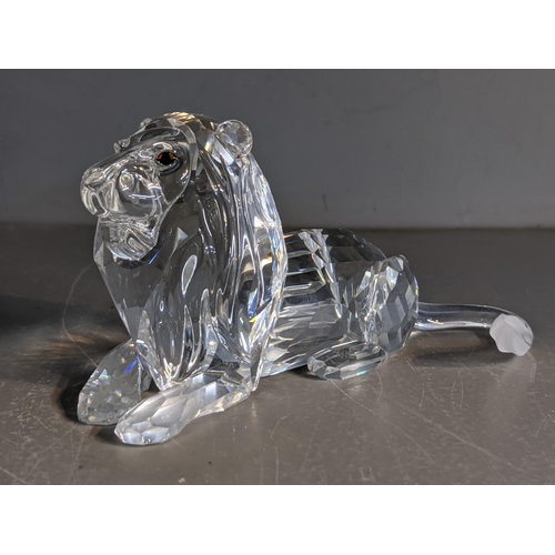 38 - Swarovski Crystal Society Annual editions including; 1995 Lion, 1996 Unicorn, 1997 Dragon and a 1998... 